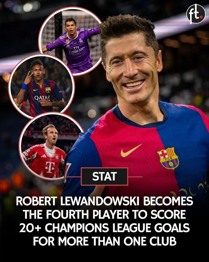 开云首页APP-莱万在欧冠为两支球队打入20+球，成为历史第四人